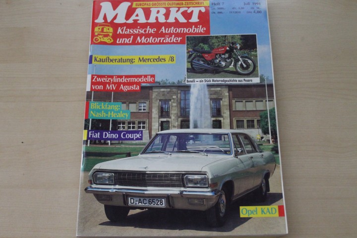 Deckblatt Oldtimer Markt (07/1991)